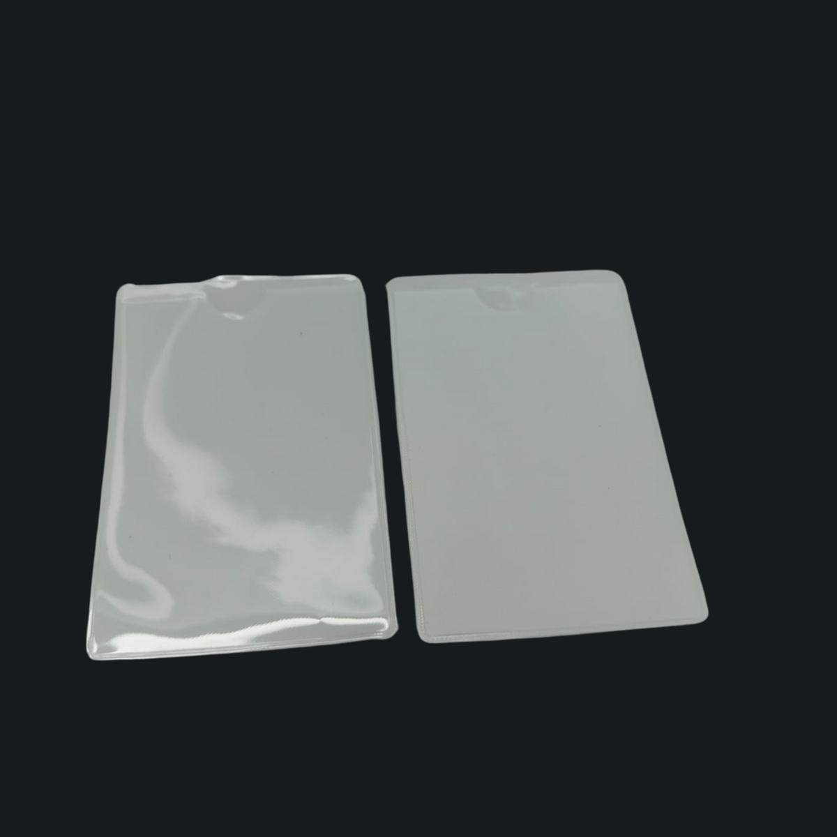 100PCS Transparent PVC Card Sleeves