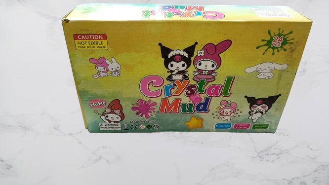 Crystal Mud Slime, 24 pcs Box