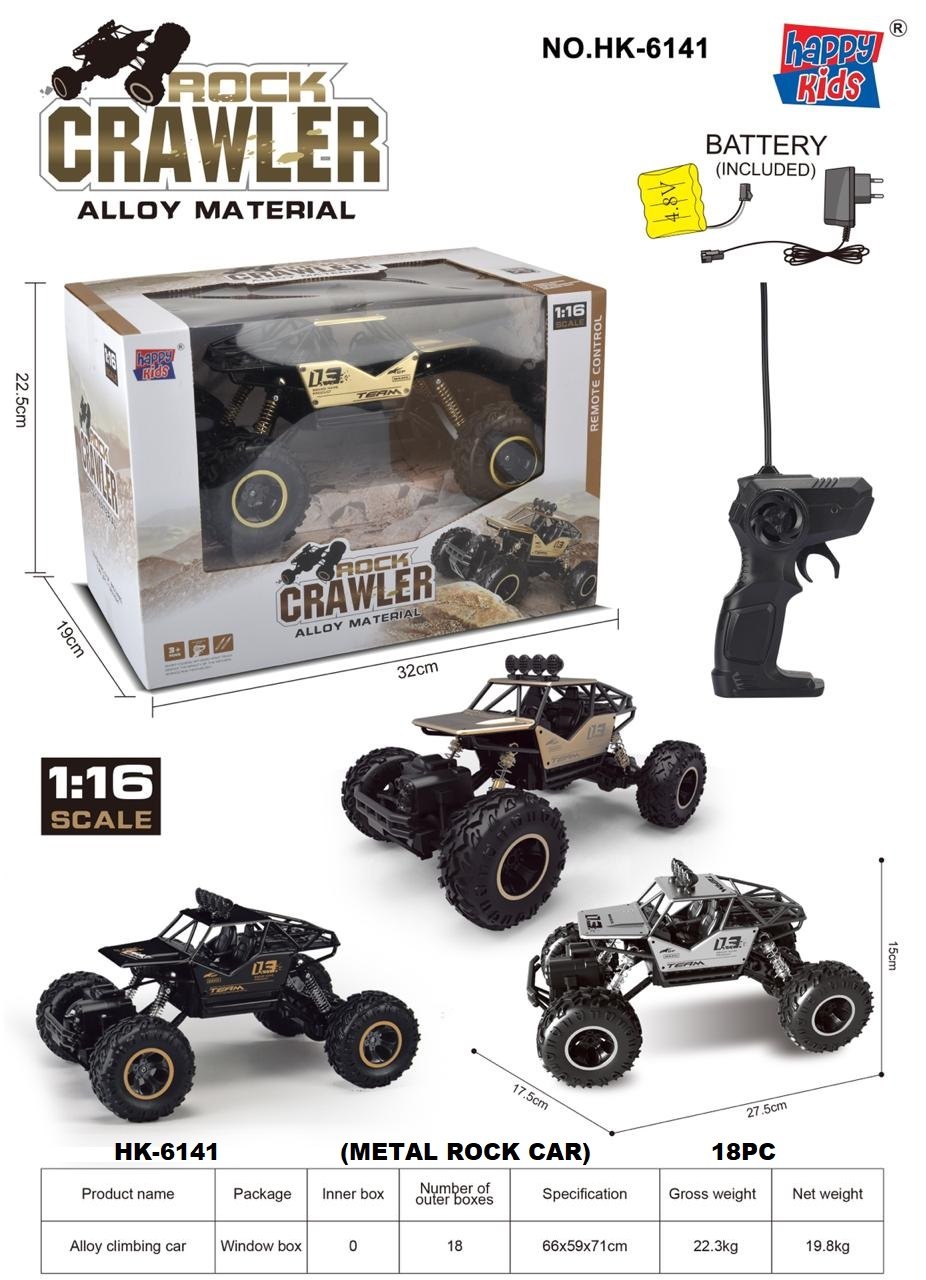 R/C Monster Alloy Rock Crawler Toy For Kids